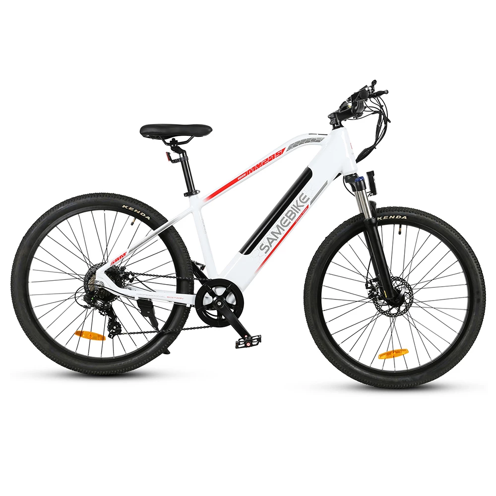 SAMEBIKE MY-275 10.4Ah 500W 48V 27.5inch Electric Bike 20mph Top Speed 80km Mileage Range Max Load 150kg White 3 SAMEBIKE MY-275 10.4Ah 500W 48V 27.5inch Electric Bike 20mph Top Speed 80km Mileage Range Max Load 150kg White