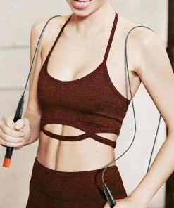 FED Double Bearing Steel Wire Rope Skipping Adjustable Speed Self-locking Design - Black -rockbros-shop fed double dearing steel wire rope skipping adjustable speed black 1571992674456