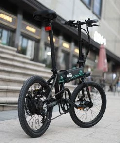 FIIDO D4S Folding Moped Electric Bike Shimano 6-speed Gear Shifting City Bike Commuter Bike 20-inch Tires 250W Motor Max 25km/h 10.4Ah Battery Up To 80KM Mileage Range - White -rockbros-shop fiido d2s folding moped electric bike gear shifting version dark gray 1600171209460 1