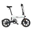 FIIDO D2S Folding Moped Electric Bike Gear Shifting Version City Bike Commuter Bike 16-inch Tires 250W Motor Max 25km/h SHIMANO 6 Speeds Shift 7.8Ah Battery - White -rockbros-shop fiido d2s folding moped electric bike gear shifting version white 1578551155031