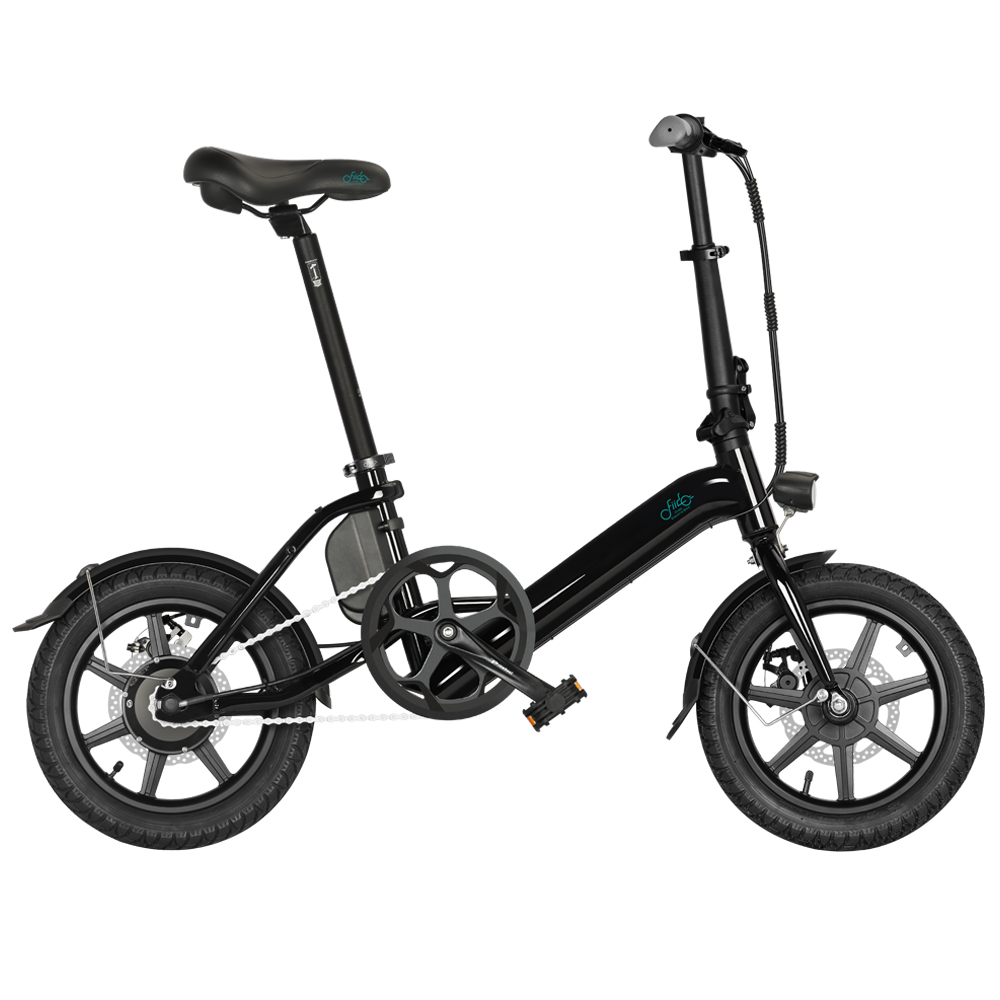 FIIDO D3 Pro Folding Electric Moped Bike 14 Inch City Bicycle Commuter Bike Max 25km/h Three Riding Modes 7.5Ah Lithium Battery Aluminium Alloy Body - Black FIIDO D3 Pro Folding Electric Moped Bike 14 Inch City Bicycle Commuter Bike Max 25km/h Three Riding Modes 7.5Ah Lithium Battery Aluminium Alloy Body - Black -rockbros-shop fiido d3 folding electric moped bike max 25km h 5 2ah black 1630406728318 1