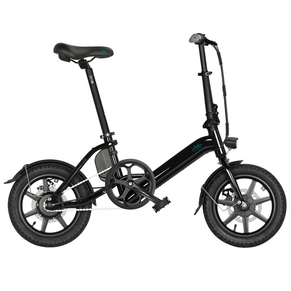 FIIDO D3 Pro Folding Electric Moped Bike 14 Inch City Bicycle Commuter Bike Max 25km/h Three Riding Modes 7.5Ah Lithium Battery Aluminium Alloy Body - Black 3 FIIDO D3 Pro Folding Electric Moped Bike 14 Inch City Bicycle Commuter Bike Max 25km/h Three Riding Modes 7.5Ah Lithium Battery Aluminium Alloy Body - Black