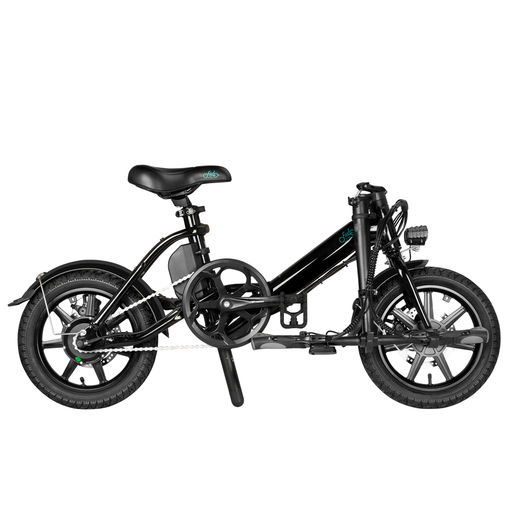FIIDO D3 Pro Folding Electric Moped Bike 14 Inch City Bicycle Commuter Bike Max 25km/h Three Riding Modes 7.5Ah Lithium Battery Aluminium Alloy Body - Black FIIDO D3 Pro Folding Electric Moped Bike 14 Inch City Bicycle Commuter Bike Max 25km/h Three Riding Modes 7.5Ah Lithium Battery Aluminium Alloy Body - Black -rockbros-shop fiido d3 folding electric moped bike max 25km h 5 2ah black 1630406728320 1