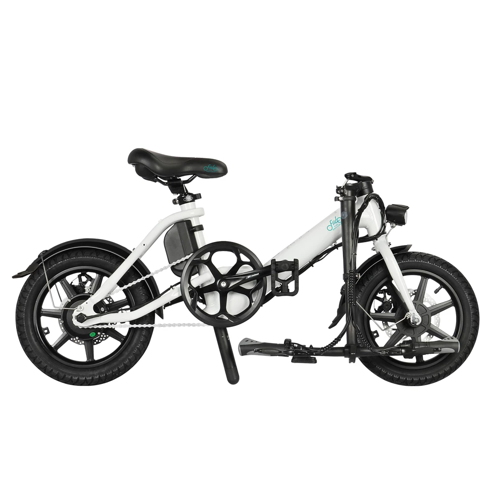 FIIDO D3 Pro Folding Electric Moped Bike 14 Inch City Bicycle Commuter Bike Max 25km/h Three Riding Modes 7.5Ah Lithium Battery Aluminium Alloy Body - White 5 FIIDO D3 Pro Folding Electric Moped Bike 14 Inch City Bicycle Commuter Bike Max 25km/h Three Riding Modes 7.5Ah Lithium Battery Aluminium Alloy Body - White - Image 3