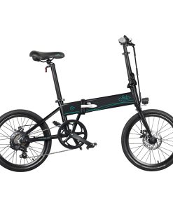 FIIDO D4S Folding Moped Electric Bike Shimano 6-speed Gear Shifting City Bike Commuter Bike 20-inch Tires 250W Motor Max 25km/h 10.4Ah Battery Up To 80KM Mileage Range - Black