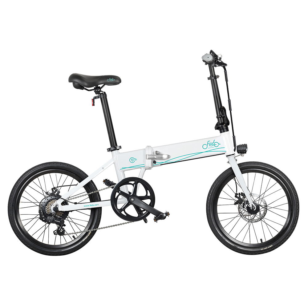 FIIDO D4S Folding Moped Electric Bike Shimano 6-speed Gear Shifting City Bike Commuter Bike 20-inch Tires 250W Motor Max 25km/h 10.4Ah Battery up to 80KM Mileage Range - White FIIDO D4S Folding Moped Electric Bike Shimano 6-speed Gear Shifting City Bike Commuter Bike 20-inch Tires 250W Motor Max 25km/h 10.4Ah Battery Up To 80KM Mileage Range - White -rockbros-shop fiido d4s 20 inch folding moped electric bike gear shifting white 1600305290131