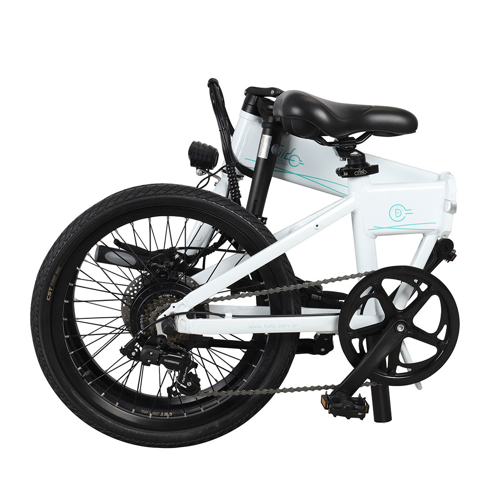 FIIDO D4S Folding Moped Electric Bike Shimano 6-speed Gear Shifting City Bike Commuter Bike 20-inch Tires 250W Motor Max 25km/h 10.4Ah Battery up to 80KM Mileage Range - White FIIDO D4S Folding Moped Electric Bike Shimano 6-speed Gear Shifting City Bike Commuter Bike 20-inch Tires 250W Motor Max 25km/h 10.4Ah Battery Up To 80KM Mileage Range - White -rockbros-shop fiido d4s 20 inch folding moped electric bike gear shifting white 1600305293475
