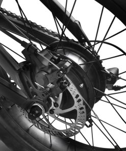 FIIDO M1 Pro Folding Electric Mountain Bike 20" Wheels 4 Inch Fat Wide Tires 500W Motor Shimano 7 Speed Derailleur 12.8Ah Lithium Battery Max Speed 40km/h Three Riding Modes Dual Disc Brake LCD Display 130KM Mileage Range - Black -rockbros-shop fiido m1 folding electric moped bike max 24km h black 20191122104105073 2