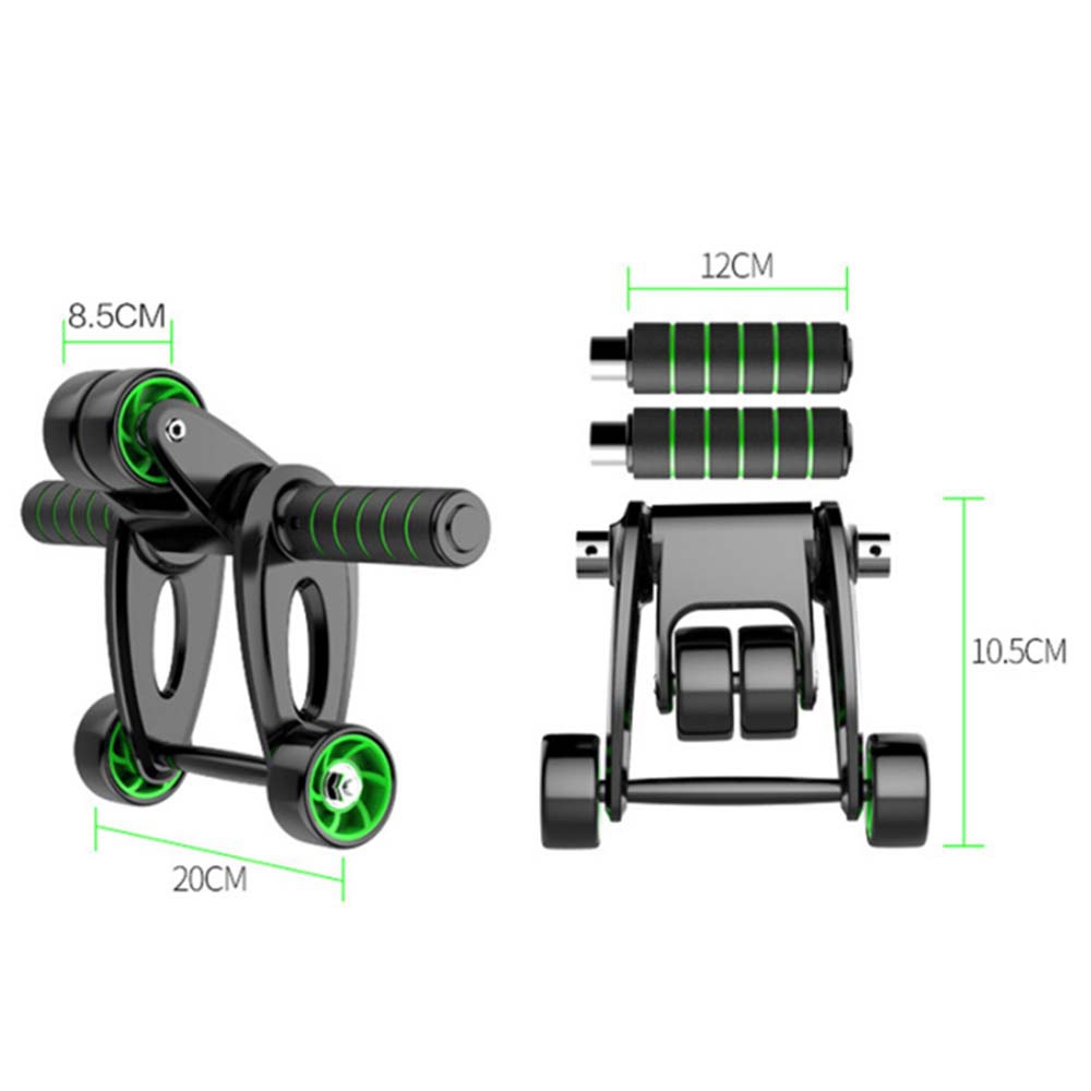 Folding Abdominal Wheel Home Fitness Equipment With Ergonomically Designed Handle - Black Folding Abdominal Wheel Home Fitness Equipment With Ergonomically Designed Handle - Black -rockbros-shop folding abdominal wheel home fitness equipment 1571994336056