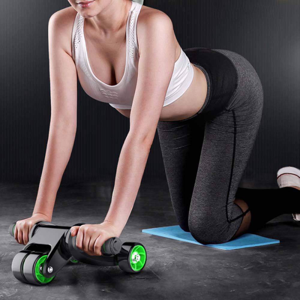 Folding Abdominal Wheel Home Fitness Equipment With Ergonomically Designed Handle - Black Folding Abdominal Wheel Home Fitness Equipment With Ergonomically Designed Handle - Black -rockbros-shop folding abdominal wheel home fitness equipment 1571994336332