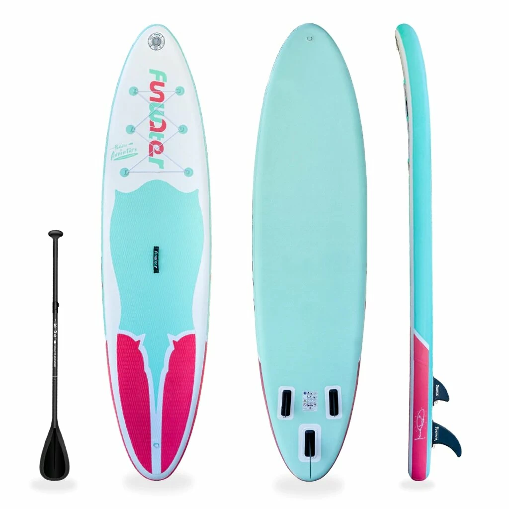 FunWater SUPFW11G MANTA RAY Inflatable Stand Up Paddle Board 11'' Long 31' Wide 6' Thick 4 FunWater SUPFW11G MANTA RAY Inflatable Stand Up Paddle Board 11'' Long 31' Wide 6' Thick - Image 2