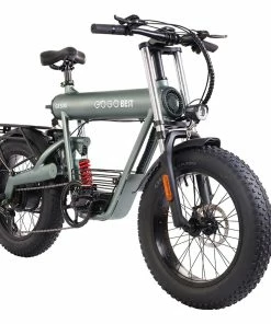 GOGOBEST GF500 Electric Bicycle 20*4.0 Inch Fat Tire 750W Motor 45Km/h Top Speed 48V 20Ah Battery 90-100KM Max Range Shimano 7-Speed Transmission Dual Disc Brake