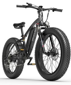 GOGOBEST GF600 Electric Bike 48V 13Ah Battery 1000W Motor 26x4.0 Inch Fat Tire Aluminum Alloy Frame Shimano 7-speed Shift Max Speed 40km/h 110KM Power-assisted Mileage Range LCD Display IP54 Waterproof - Black Grey 5 GOGOBEST GF600 Electric Bike 48V 13Ah Battery 1000W Motor 26x4.0 Inch Fat Tire Aluminum Alloy Frame Shimano 7-speed Shift Max Speed 40km/h 110KM Power-assisted Mileage Range LCD Display IP54 Waterproof - Black Grey -rockbros-shop gogobest gf600 electric bike 26x4 0 inch 13ah 1000w black grey 1631789189566
