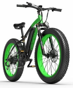 GOGOBEST GF600 Electric Bike 48V 13Ah Battery 1000W Motor 26x4.0 Inch Fat Tire Aluminum Alloy Frame Shimano 7-speed Shift Max Speed 40km/h 110KM Power-assisted Mileage Range LCD Display IP54 Waterproof - Black Green 10 GOGOBEST GF600 Electric Bike 48V 13Ah Battery 1000W Motor 26x4.0 Inch Fat Tire Aluminum Alloy Frame Shimano 7-speed Shift Max Speed 40km/h 110KM Power-assisted Mileage Range LCD Display IP54 Waterproof - Black Green -rockbros-shop gogobest gf600 electric bike 26x4 0 inch 13ah 1000w black grey 1631789268430