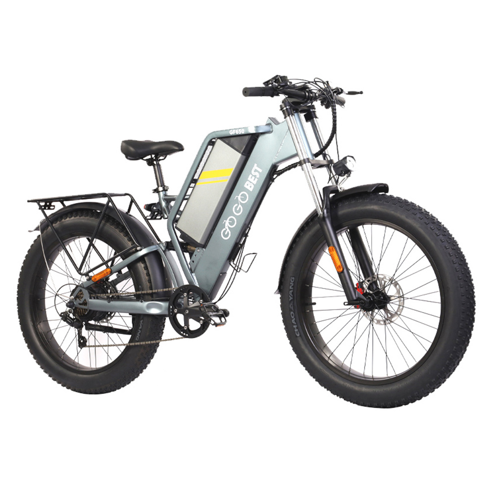 GOGOBEST GF650 Electric Bicycle 26*4.0 Inch Fat Tires 1000W Motor 45Km/h Top Speed 48V 20Ah Battery 90-100KM Max Range Dual Hydraulic Disc Brakes Shimano 7-Speed Transmission GOGOBEST GF650 Electric Bicycle 26*4.0 Inch Fat Tires 1000W Motor 45Km/h Top Speed 48V 20Ah Battery 90-100KM Max Range Dual Hydraulic Disc Brakes Shimano 7-Speed Transmission -rockbros-shop gogobest gf650 electric bicycle 1000w 45km h 20ah 26 4 0 inch fat tire 45a9bb 1669638074535