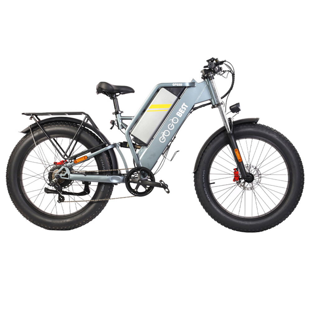 GOGOBEST GF650 Electric Bicycle 26*4.0 Inch Fat Tires 1000W Motor 45Km/h Top Speed 48V 20Ah Battery 90-100KM Max Range Dual Hydraulic Disc Brakes Shimano 7-Speed Transmission GOGOBEST GF650 Electric Bicycle 26*4.0 Inch Fat Tires 1000W Motor 45Km/h Top Speed 48V 20Ah Battery 90-100KM Max Range Dual Hydraulic Disc Brakes Shimano 7-Speed Transmission -rockbros-shop gogobest gf650 electric bicycle 1000w 45km h 20ah 26 4 0 inch fat tire 5596b2 1669638074309