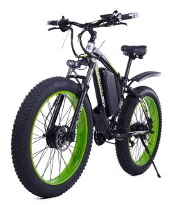 GOGOBEST GF700 26*4.0 Inch Fat Tire Electric Mountain Bike 48V 17.5Ah Battery 2*500W Dual Motor Max Speed 50Km/h 70KM Power-Assisted Range Max Load 200KG IP54 Waterproof Hydraulic Disc Brake MTB Bike 6061 Aluminum Alloy Frame - Black Green 4 GOGOBEST GF700 26*4.0 Inch Fat Tire Electric Mountain Bike 48V 17.5Ah Battery 2*500W Dual Motor Max Speed 50Km/h 70KM Power-Assisted Range Max Load 200KG IP54 Waterproof Hydraulic Disc Brake MTB Bike 6061 Aluminum Alloy Frame - Black Green -rockbros-shop gogobest gf700 26 4 0 fat tire electric mountain bike black red 1636464350065