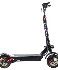 OBARTER X1 Folding Electric Sport Scooter 10" Off-road Tire 500W Brushless Motor 48V 20Ah Battery BMS 3 Speed Modes Dual Disc Brake Max Speed 55KM/h LED Display 40-50KM Long Range - Black