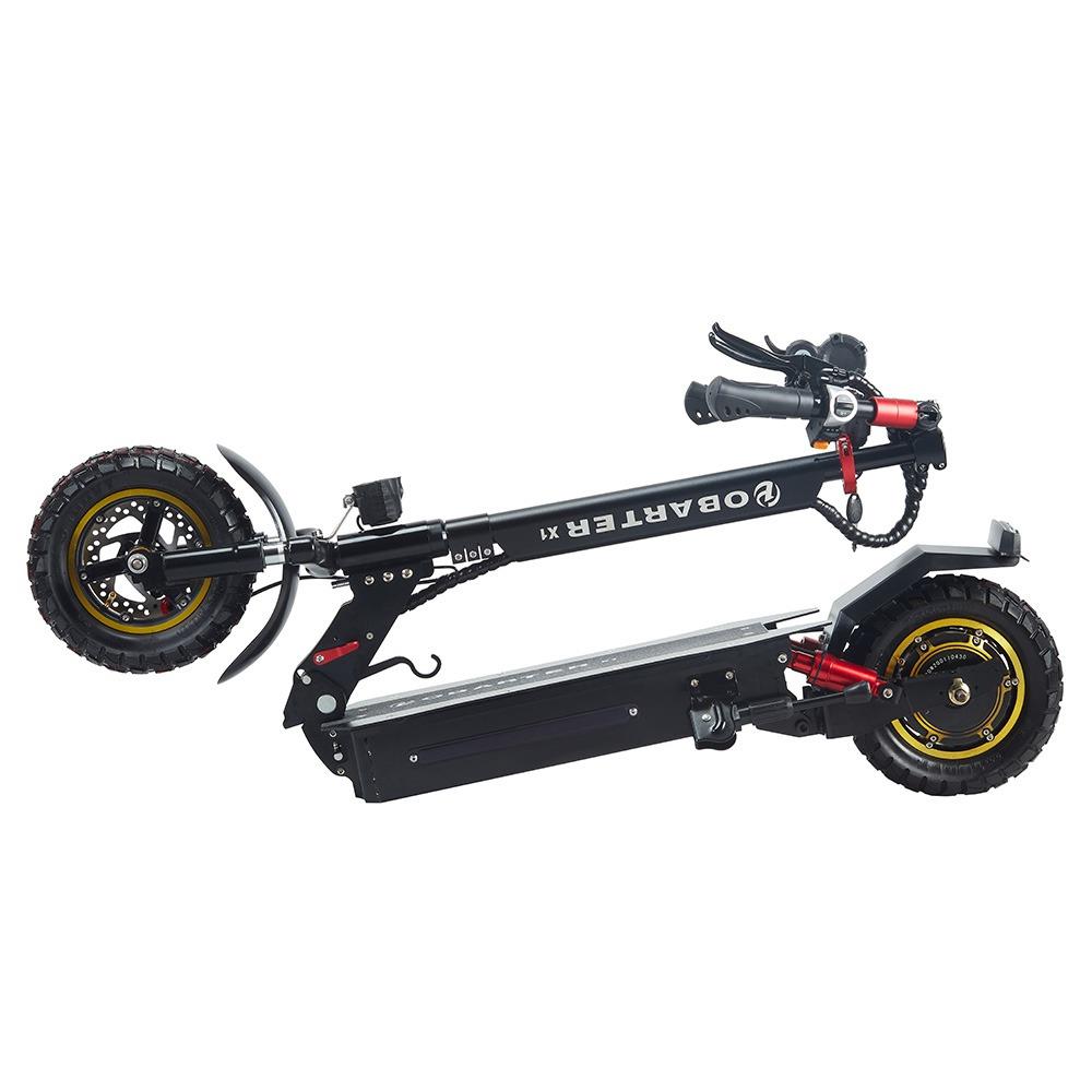 OBARTER X1 Folding Electric Sport Scooter 10" Off-road tire 500W Brushless Motor 48V 20Ah Battery BMS 3 Speed Modes Dual Disc Brake Max Speed 55KM/h LED Display 40-50KM Long Range - Black OBARTER X1 Folding Electric Sport Scooter 10" Off-road Tire 500W Brushless Motor 48V 20Ah Battery BMS 3 Speed Modes Dual Disc Brake Max Speed 55KM/h LED Display 40-50KM Long Range - Black -rockbros-shop grundig x7 electric folding scooter 350w motor black 1613993245859 1