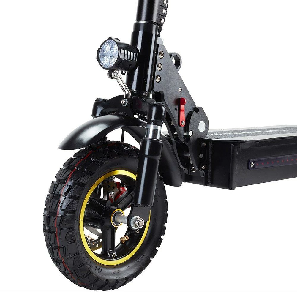 OBARTER X1 Folding Electric Sport Scooter 10" Off-road Tire 500W Brushless Motor 48V 20Ah Battery BMS 3 Speed Modes Dual Disc Brake Max Speed 55KM/h LED Display 40-50KM Long Range - Black 6 OBARTER X1 Folding Electric Sport Scooter 10" Off-road Tire 500W Brushless Motor 48V 20Ah Battery BMS 3 Speed Modes Dual Disc Brake Max Speed 55KM/h LED Display 40-50KM Long Range - Black - Image 4