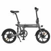 HIMO Z16 MAX Folding Electric Bicycle 16 Inch 250W Hall Brushless DC Motor Dual Disc Brake Up To 80km Range Max Speed 25km/h 10Ah Battery IPX7 Waterproof Smart Display - Gray -rockbros-shop himo z16 folding electric bicycle 250w motor gray 1587553785485