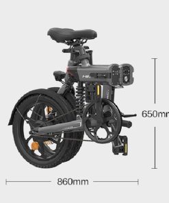 HIMO Z16 MAX Folding Electric Bicycle 16 Inch 250W Hall Brushless DC Motor Dual Disc Brake Up To 80km Range Max Speed 25km/h 10Ah Battery IPX7 Waterproof Smart Display - White 7 HIMO Z16 MAX Folding Electric Bicycle 16 Inch 250W Hall Brushless DC Motor Dual Disc Brake Up To 80km Range Max Speed 25km/h 10Ah Battery IPX7 Waterproof Smart Display - White -rockbros-shop himo z16 folding electric bicycle 250w motor gray 1587553805506 1