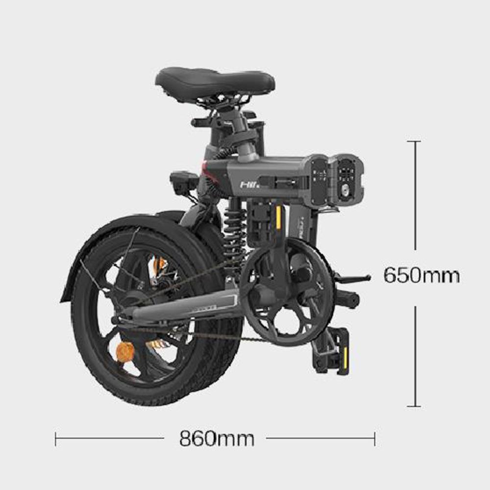 HIMO Z16 MAX Folding Electric Bicycle 16 Inch 250W Hall Brushless DC Motor Dual Disc Brake Up To 80km Range Max Speed 25km/h 10Ah Battery IPX7 Waterproof Smart Display - White HIMO Z16 MAX Folding Electric Bicycle 16 Inch 250W Hall Brushless DC Motor Dual Disc Brake Up To 80km Range Max Speed 25km/h 10Ah Battery IPX7 Waterproof Smart Display - White -rockbros-shop himo z16 folding electric bicycle 250w motor gray 1587553805506 1
