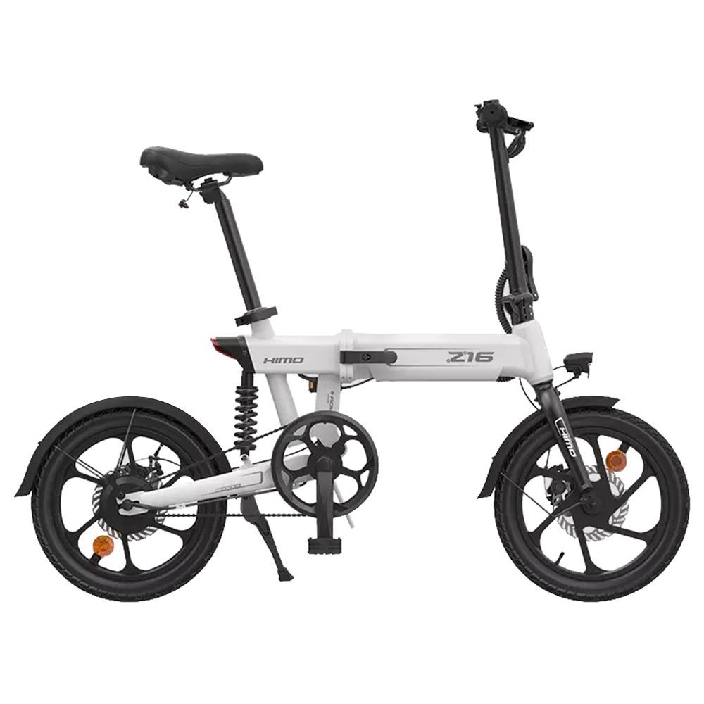 HIMO Z16 Folding Electric Bicycle 16 inch 250W Motor Up To 80km Range Max Speed 25km/h 10Ah Removable Battery IPX7 Waterproof Smart Display Dual Disc Brake Global Version - White HIMO Z16 Folding Electric Bicycle 16 Inch 250W Motor Up To 80km Range Max Speed 25km/h 10Ah Removable Battery IPX7 Waterproof Smart Display Dual Disc Brake Global Version - White -rockbros-shop himo z16 folding electric bicycle 250w motor white 1587554496900