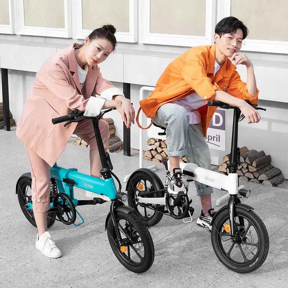 HIMO Z16 Folding Electric Bicycle 16 inch 250W Motor Up To 80km Range Max Speed 25km/h 10Ah Removable Battery IPX7 Waterproof Smart Display Dual Disc Brake Global Version - White HIMO Z16 Folding Electric Bicycle 16 Inch 250W Motor Up To 80km Range Max Speed 25km/h 10Ah Removable Battery IPX7 Waterproof Smart Display Dual Disc Brake Global Version - White -rockbros-shop himo z16 folding electric bicycle 250w motor white 1587554502377