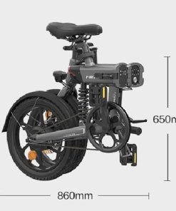 HIMO Z16 Folding Electric Bicycle 16 Inch 250W Motor Up To 80km Range Max Speed 25km/h 10Ah Removable Battery IPX7 Waterproof Smart Display Dual Disc Brake Global Version - White 7 HIMO Z16 Folding Electric Bicycle 16 Inch 250W Motor Up To 80km Range Max Speed 25km/h 10Ah Removable Battery IPX7 Waterproof Smart Display Dual Disc Brake Global Version - White -rockbros-shop himo z16 folding electric bicycle 250w motor white 1587554513975