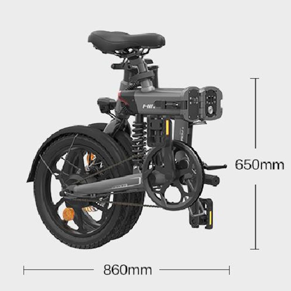 HIMO Z16 Folding Electric Bicycle 16 inch 250W Motor Up To 80km Range Max Speed 25km/h 10Ah Removable Battery IPX7 Waterproof Smart Display Dual Disc Brake Global Version - White HIMO Z16 Folding Electric Bicycle 16 Inch 250W Motor Up To 80km Range Max Speed 25km/h 10Ah Removable Battery IPX7 Waterproof Smart Display Dual Disc Brake Global Version - White -rockbros-shop himo z16 folding electric bicycle 250w motor white 1587554513975