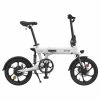 HIMO Z16 MAX Folding Electric Bicycle 16 Inch 250W Hall Brushless DC Motor Dual Disc Brake Up To 80km Range Max Speed 25km/h 10Ah Battery IPX7 Waterproof Smart Display - White -rockbros-shop himo z16 max folding electric bicycle 250w motor global version gray dc7ec0 1648698296903
