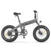 HIMO ZB20 MAX Global Version Folding Electric Mountain Bike 20" Wheels 4 Inch Fat Wide Tires 250W Motor Shimano 6 Speeds Derailleur 48V 10Ah Detachable Lithium Battery Dual Disc Brake Hydraulic Shock Folk LCD Display Up To 80km - Grey -rockbros-shop himo zb20 20inches electric bicycle folding design 1635933232867