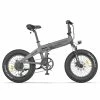 HIMO ZB20 MAX Global Version Folding Electric Mountain Bike 20" Wheels 4 Inch Fat Wide Tires 250W Motor Shimano 6 Speeds Derailleur 48V 10Ah Detachable Lithium Battery Dual Disc Brake Hydraulic Shock Folk LCD Display Up To 80km - Grey -rockbros-shop himo zb20 20inches electric bicycle folding design 1635933232867