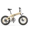 HIMO ZB20 MAX Global Version Folding Electric Mountain Bike 20" Wheels 4 Inch Fat Wide Tires 250W Motor Shimano 6 Speeds Derailleur 48V 10Ah Detachable Lithium Battery Dual Disc Brake Hydraulic Shock Folk LCD Display Up To 80km - Khaki -rockbros-shop himo zb20 folding electric mountain bike 350w 20x4 0 tire grey 1635933710388