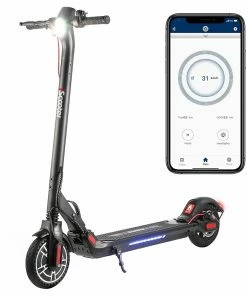 IScooter M5 Pro Electric Scooter 8.5 Inch Honeycomb Tire 350W Motor 31Km/h Max Speed 7.8Ah Battery For 35KM Range Front And Rear Shock Absorbers APP Control