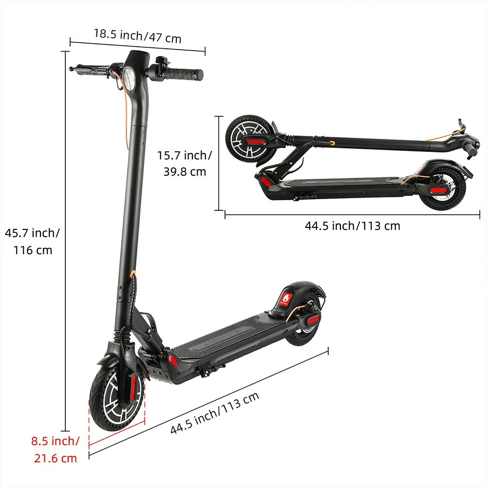 IScooter M5pro Electric Scooter 8.5'' Honeycomb Tire 350W Motor 7.8Ah Battery For 35km Range Front And Rear Shock Absorbers 8 IScooter M5pro Electric Scooter 8.5'' Honeycomb Tire 350W Motor 7.8Ah Battery For 35km Range Front And Rear Shock Absorbers - Image 6