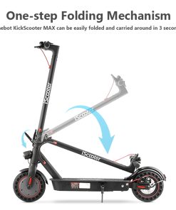 IScooter I9 Max Electric Scooter 10 Inch 500W Motor 10Ah Battery 35Km/h Max Speed 35-40km Range 120KG Max Load APP Control - Black -rockbros-shop iScooter i9 Max Electric Scooter 515198 1