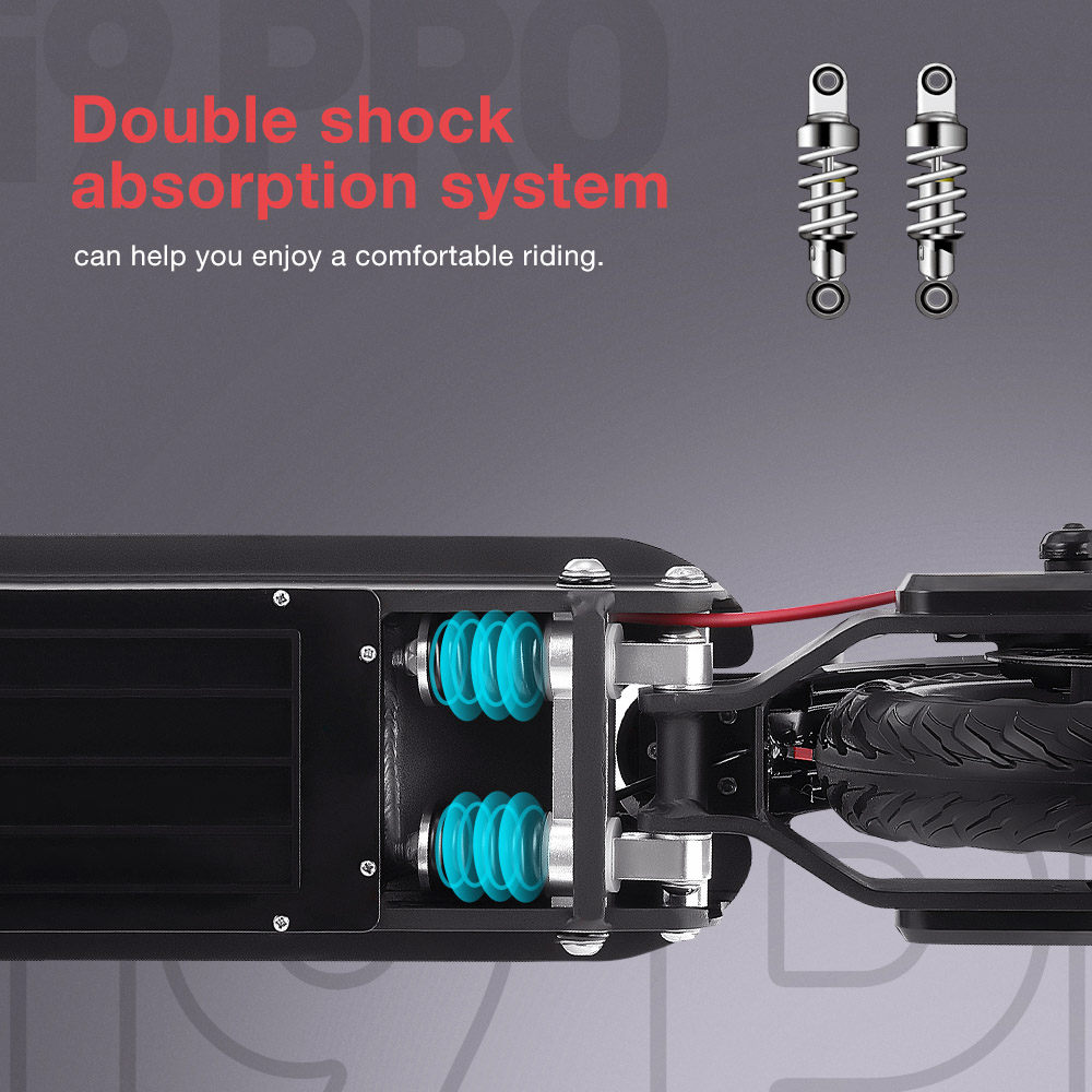 iScooter i9 Pro Folding Electric Scooter 8.5 Inch Honeycomb Tire 350W Motor 7.5Ah Battery 30km/h Max Speed Black IScooter I9 Pro Folding Electric Scooter 8.5 Inch Honeycomb Tire 350W Motor 7.5Ah Battery 30km/h Max Speed Black -rockbros-shop iScooter i9 Pro Electric Scooter 7 5Ah Battery 350W Motor 507639 4