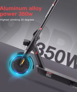 IScooter I9 Pro Folding Electric Scooter 8.5 Inch Honeycomb Tire 350W Motor 7.5Ah Battery 30km/h Max Speed Black 7 IScooter I9 Pro Folding Electric Scooter 8.5 Inch Honeycomb Tire 350W Motor 7.5Ah Battery 30km/h Max Speed Black -rockbros-shop iScooter i9 Pro Electric Scooter 7 5Ah Battery 350W Motor 507639 5