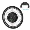 IMortor3 Permanent Magnet DC Motor Bicycle Wheel 26 Inch With App Control Adjustable Speed Mode Disk Break With Extra Battery - EU Plug -rockbros-shop imortor3 26 inches permanent magnet dc motor bicycle wheel eu version 1602730322694