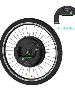 IMortor3 Permanent Magnet DC Motor Bicycle Wheel 26 Inch With App Control Adjustable Speed Mode Disk Break With Extra Battery - EU Plug