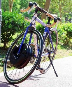 IMortor 3.0 Permanent Magnet DC Motor Bicycle 700C Wheel With App Control Adjustable Speed Mode Disc Break - EU Plug -rockbros-shop imortor3 permanent magnet dc motor bicycle 700c wheel eu version 1574132752905