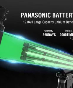 JANOBIKE H26 Electric Bicycle 48V 1000W Motor 12.8Ah Battery 26 Inch Fat Tire Snow, Mountain, City Bike - Black -rockbros-shop janobike h26 electric bicycle 48v 1000w motor 12 8ah battery black 441883 1653706515019