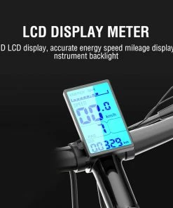 JANOBIKE H26 Electric Bicycle 48V 1000W Motor 12.8Ah Battery 26 Inch Fat Tire Snow, Mountain, City Bike - Black -rockbros-shop janobike h26 electric bicycle 48v 1000w motor 12 8ah battery black 90c267 1653706514800