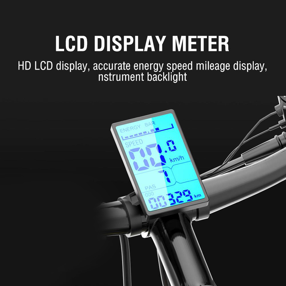 JANOBIKE H26 Electric Bicycle 48V 1000W Motor 12.8Ah Battery 26 Inch Fat Tire Snow, Mountain, City Bike - Black JANOBIKE H26 Electric Bicycle 48V 1000W Motor 12.8Ah Battery 26 Inch Fat Tire Snow, Mountain, City Bike - Black -rockbros-shop janobike h26 electric bicycle 48v 1000w motor 12 8ah battery black 90c267 1653706514800