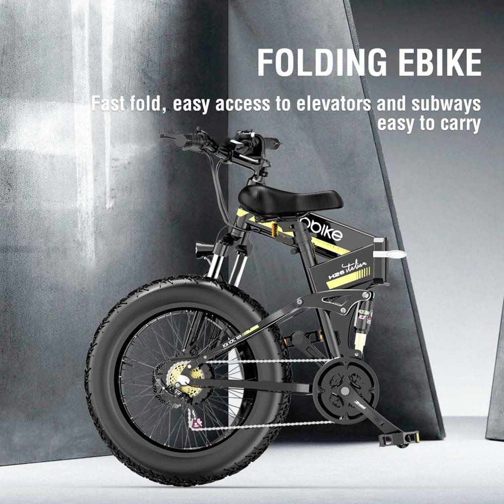 JANOBIKE H26 Electric Bicycle 48V 1000W Motor 12.8Ah Battery 26 Inch Fat Tire Snow, Mountain, City Bike - Black JANOBIKE H26 Electric Bicycle 48V 1000W Motor 12.8Ah Battery 26 Inch Fat Tire Snow, Mountain, City Bike - Black -rockbros-shop janobike h26 electric bicycle 48v 1000w motor 12 8ah battery black da4e5d 1653706514800