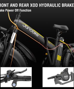 JANOBIKE E20 Fat Tire Electric Folding Mountain Bike 1000W Brushless Motor Aluminum Alloy Frame 7 Speed Gears 40km/h Removable Panasonic 48V 12.8Ah Battery Up To 50km Range 20" X 4.0 Snow Tire XOD Hydraulic Brake Smart Meter - Black 3 JANOBIKE E20 Fat Tire Electric Folding Mountain Bike 1000W Brushless Motor Aluminum Alloy Frame 7 Speed Gears 40km/h Removable Panasonic 48V 12.8Ah Battery Up To 50km Range 20" X 4.0 Snow Tire XOD Hydraulic Brake Smart Meter - Black -rockbros-shop janobike t10 folding electric scooter 23ah 1000w x2 motor black 1625907573994