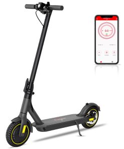HappyRun HR365 MAX Folding Electric Scooter 10 Inch Honeycomb Tire 10.4Ah Battery 350W Brushless Motor 25km/h Max Speed Up To 35KM Range Electronic + Disc Brake - Black