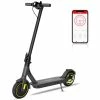 HappyRun HR365 MAX Folding Electric Scooter 10 Inch Honeycomb Tire 7.8Ah Battery 350W Brushless Motor 25km/h Max Speed Up To 26KM Range Electronic + Disc Brake - Black -rockbros-shop janobike t10 folding electric scooter 23ah 1000w x2 motor black 1629949298856